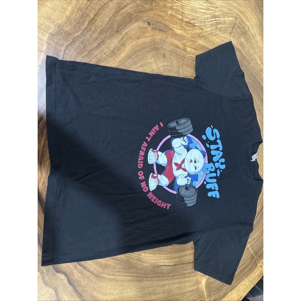 Stay Buff Teeshirt Med Black Size L